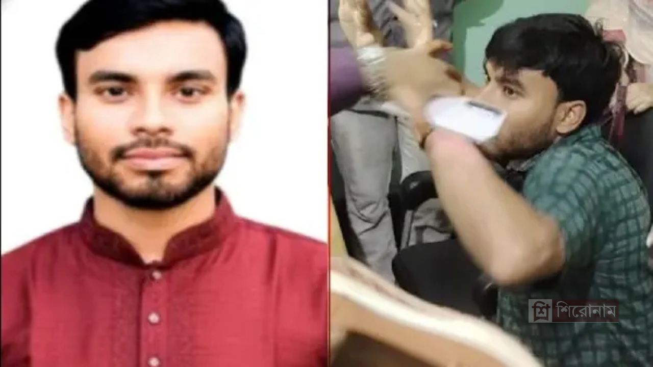 বগুড়ায় জুতাপেটা খেলেন এনসিপি নেতা
