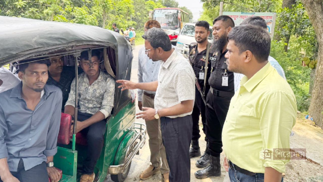 অতিরিক্ত ভাড়া আদায়ের অভিযোগে ৫ সিএনজি চালককে জরিমানা