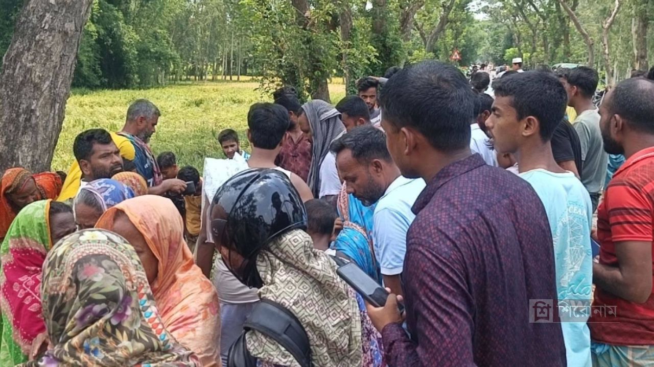 রাস্তায় বিছিয়ে রাখা খড়ে চাকা পিছলে শ্যালক-দুলাভাই নিহত