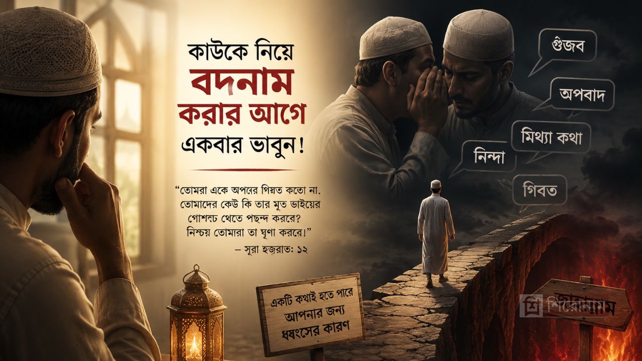 ইসলামে অপবাদ ও গিবতের ভয়াবহ শাস্তি