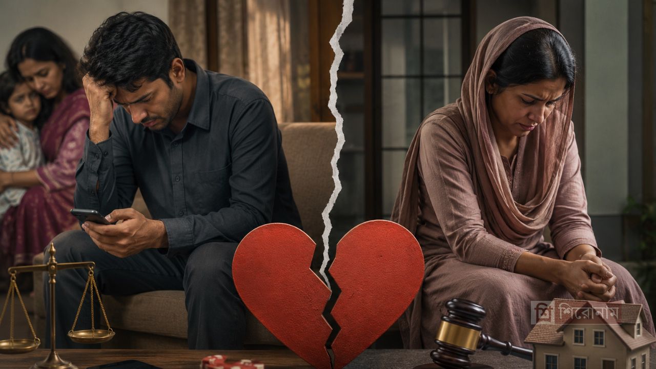বিয়ের চেয়ে দ্রুত ভাঙছে সংসার! দিনে গড়ে ১৫ তালাক