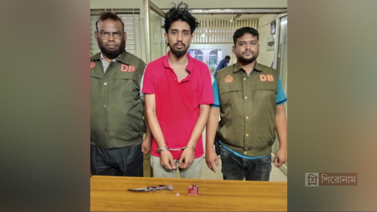 দিনাজপুরে গিয়ার চাকুসহ চাঁদাবাজ গ্রেপ্তার, পালিয়েছে দুই সহযোগী