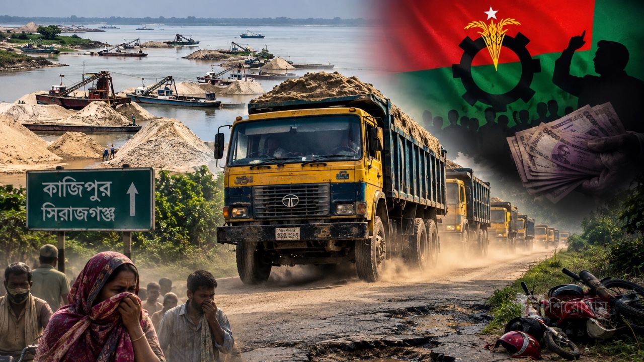 বিএনপির নেতাদের বিরুদ্ধে বালুমহাল নিয়ন্ত্রণের অভিযোগ