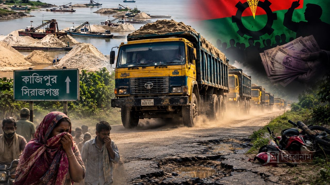 বিএনপির নেতাদের বিরুদ্ধে বালুমহাল নিয়ন্ত্রণের অভিযোগ